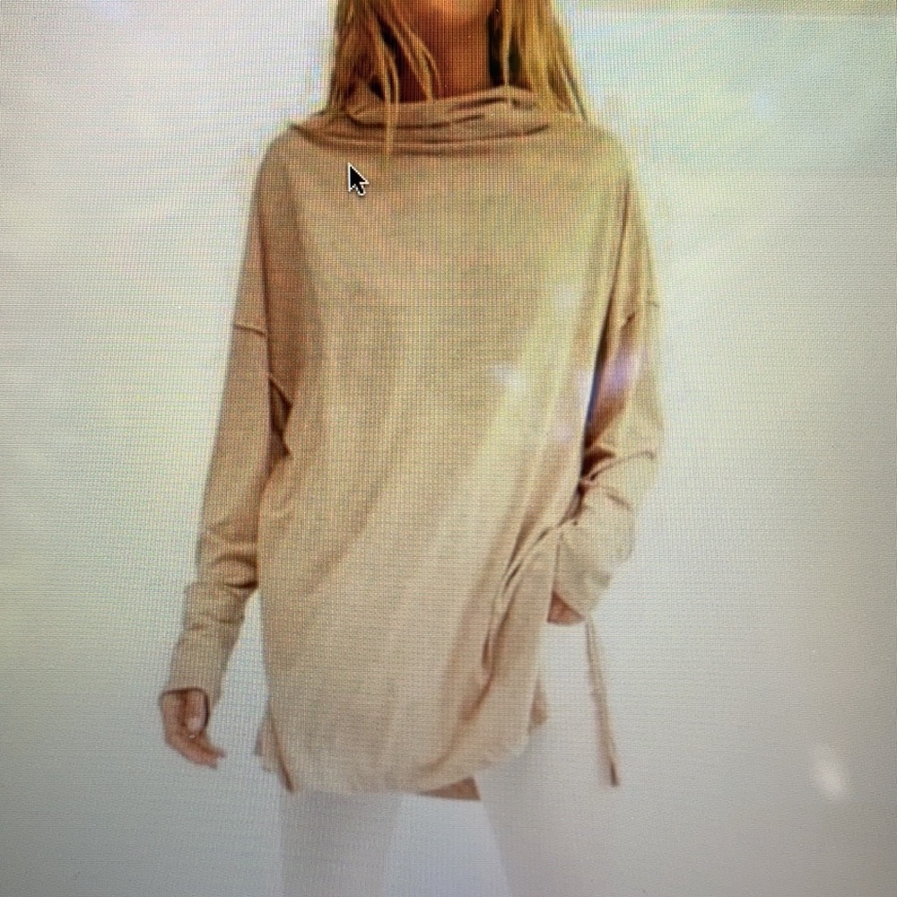 Free People Athenian Bronze relaxed tunic